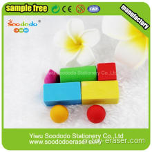 Auto Kinderen Building Block Toy Eraser